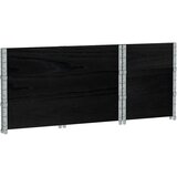  Okviri za palete 3 kom crni 100 x 50 cm od masivne borovine | Eponuda.ba