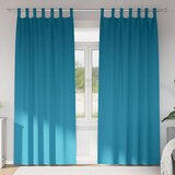  Zavjese za blackout s prstenovima 2 kom. Tirkizna 245 x 140 cm | shoptok.hr