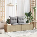  Vrtni kauč Bež 184 x 62 x 85cm poliratan | shoptok.hr