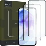 HOFI GLASS PRO+ KALJENO STEKLO 2-PAKET ZA GALAXY A35 A55 5G ČRN, (22002118) Cene