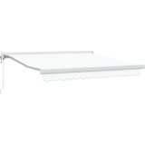 vidaXL samodejna retraktibilna tenda bela 300x250 cm, nadomestni material za tendo 3x2.5 m bela | Shoptok.si