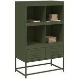  Visoka komoda maslinastozeleni 67 x 39 x 111,5 cm od čelika | shoptok.hr