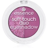 Essence Soft Touch Duo senčila za oči odtenek 02 Berry Crush 1 g