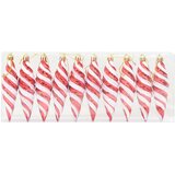  Božićna spirala u obliku kugle 40 pcs Crvena Plastika | shoptok.hr
