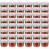  Staklenke za džem sa srebrnim poklopcima 48 kom 110 ml | shoptok.hr