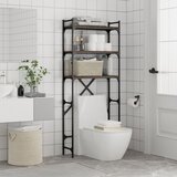 Polica za perilicu rublja boja smeđeg hrasta 67x25x163cm drvena | shoptok.hr