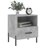 vidaXL Noćni ormarići 2 kom boja betona 40x35x47 5cm konstruirano drvo | shoptok.hr