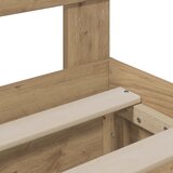  Bed Frame with Storage and Headboard Artisan Oak 160 x 200 cm | shoptok.hr