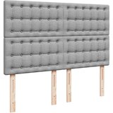  Okvir kreveta s madraca svijetlosivi 140x200cm tkanine | shoptok.hr