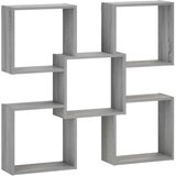  Zidna polica Siva Sonoma 99 5 x 17 x 91 cm Konstruirano drvo - Siva Sonoma Cijene