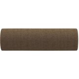  Jastuci 2 kom smeđi Ø 15 x 50 cm od tkanine | shoptok.hr