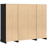  Visoki ormar Crna hrastovina 132x35 5x103 5 cm Konstruirano drvo | shoptok.hr