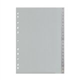 Pregrada kartonska 1-20 A4 PP, siva | shoptok.hr