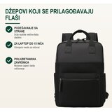Bruno Poslovni ranac Pioneer, Odeljak za laptop, 15", Crni Cene