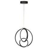 VISILICA Črna kovinska LED viseča svetilka ø 28,5 cm Neo – | Shoptok.si