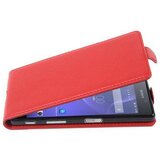Cadorabo Ohišje, združljivo z Sony Xperia X v rdeče sladkorno jabolko - Zaščitni ovitek v obliki flipa iz teksturiranega umetnega usnja, (20558620) | Shoptok.si