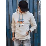 DStreet Men's insulated hooded sweatshirt beige BX5378 | Shoptok.si