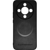  Zaštitna silikonska futrola (OLGE Magnetic) za Honor Magic8 Lite, Crna | Eponuda.com