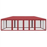  za zabave s 12 mrežastih bočnih zidova crveni 8x4 m HDPE | Eponuda.com