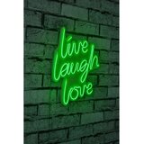 Wallity Zidna LED dekoracija Live Laugh Love, IP67, 375 cm, 12V, 22.68W, Zelena Cene