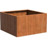 ADEZZ Korito za rastline Carrez iz jekla Corten - kvadratno - 140 x 140 x 80 cm | Shoptok.si