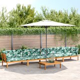 vidaXL 5-dijelna set vrtnih sofa od paleta s jastucima od drva bagrema | shoptok.hr