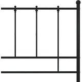  Okvir za krevet crni metalni 120 x 200 cm | shoptok.hr