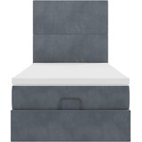  Okvir kreveta s madracima tamnosivi 90x190cm baršunasti | shoptok.hr