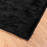  Tepih od umjetne ovčje kože TAFALLA Crna 100 x 200 cm Poliester | shoptok.hr