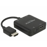 Delock 63276 HDMI adapter [1x muški konektor HDMI - 1x ženski konektor HDMI] crna | Eponuda.ba