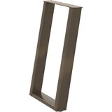  Noge za blagovaonski stol U-oblik 2 kom Prirodni čelik 60 x (72-73) cm Čelik | shoptok.hr