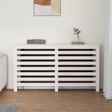  Pokrov za radijator bijeli 153 x 19 x 84 cm masivna borovina | shoptok.hr