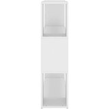 vidaXL Knjižna omara za razdelitev prostora bela 100x24x94 cm | Shoptok.si