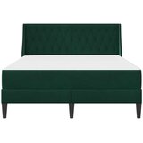 Okvir kreveta s madracem Zidne 2 pcs Tamnozelena Baršun - Tamnozelena 140 x 200 cm | shoptok.hr