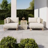 Bessagi Garden Lounge Garnitura Marilou, 3-Delno, Svetlo Siva | Shoptok.si