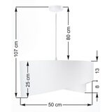  Luster na sajli GALAXY 1xE27/60W/230V | Eponuda.com