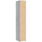 VidaXL Visoka omara siva sonoma 30x42,5x185 cm inženirski les Slike