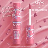 NYX Professional Makeup Bridgerton Royal Butter Gloss sjajilo za usne nijansa 01 Angel Food Cake 8 ml | shoptok.hr