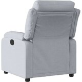 vidaXL Električni naslonjač od tkanine svjetlosivi | shoptok.hr