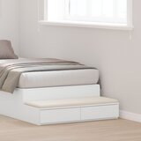 vidaXL Predali za posteljo Bela 90x36,5x16,5 cm Iz vezanega lesa, (22008225) | Shoptok.si