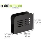 Wenko Metalni držač za pribor i salvete u setu 2 kom Black Outdoor Kitchen Baco – | shoptok.hr