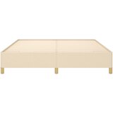  Okvir za krevet bez madraca krem 160x200 cm od tkanine | shoptok.hr