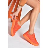 Fox Shoes Orange Suede Women's Sports Shoes Sneakers Cene