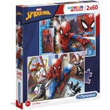 Clementoni Marvel Spider-Man 2x60-delna Supercolor sestavljanka 2-v-1 - | Shoptok.si