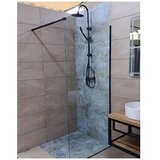 Tuš stijenka WalkIn 100x200 crni profil S473B-K1150SHOWERLUX | Eponuda.ba