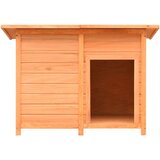 vidaXL Kućica za pse od masivne borovine i jelovine 120 x 77 x 86 cm | shoptok.hr