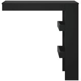  Zidni barski stol crni 102 x 45 x 103,5 cm konstruirano drvo | Shoptok.si