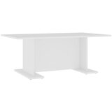 Maison Chic Klubska mizica - kavna mizica - Nizka mizica bela 103,5x60x40 cm iverna plošča, (21754653) | Shoptok.si