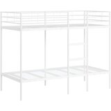 vidaXL Dvoposteljna postelja brez ležišča Bela 100x190 cm Steel | Shoptok.si
