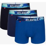 Atlantic Men's Sport Boxers 3Pack - dark blue/blue Cene